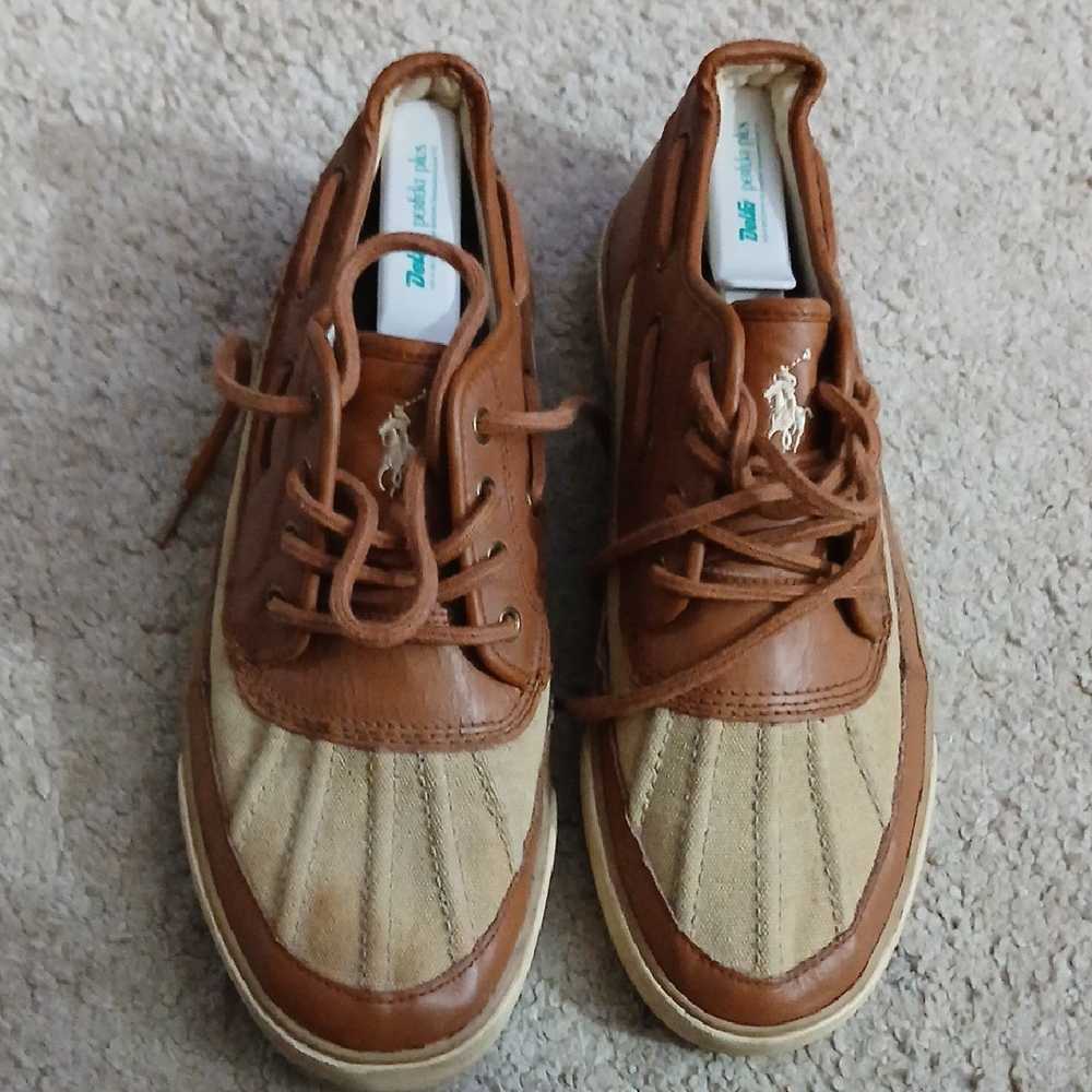 Polo by Ralph Lauren Men's Brown Boat Shoes